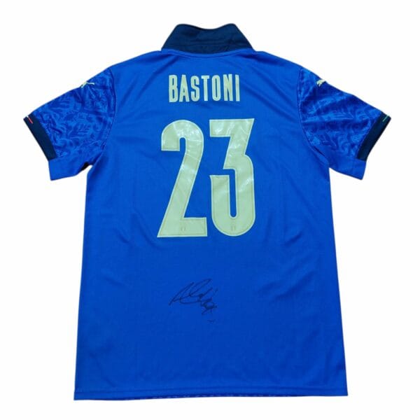 ALESSANDRO BASTONI SIGNED ITALY FOOTBALL SHIRT