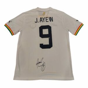 JORDAN AYEW SIGNED GHANA FOOTBALL SHIRT