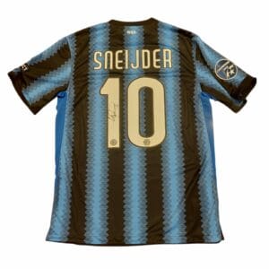 WESLEY SNEIJDER SIGNED INTER MILAN FOOTBALL SHIRT