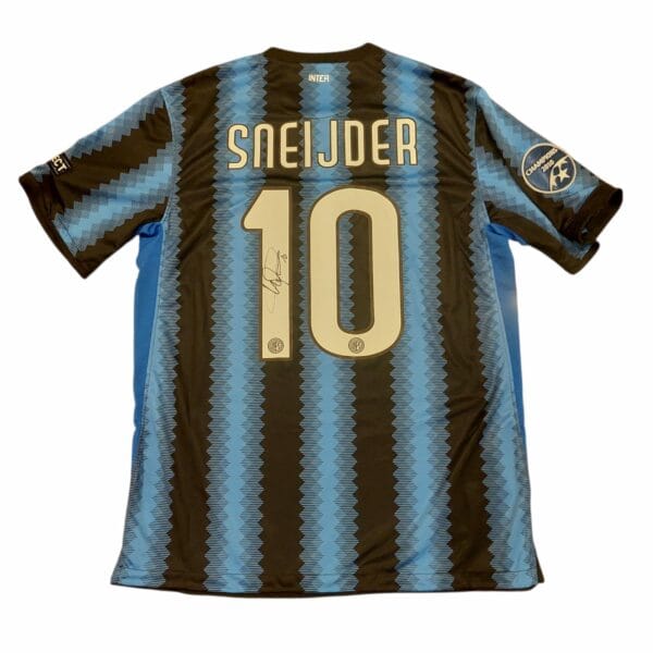 WESLEY SNEIJDER SIGNED INTER MILAN FOOTBALL SHIRT