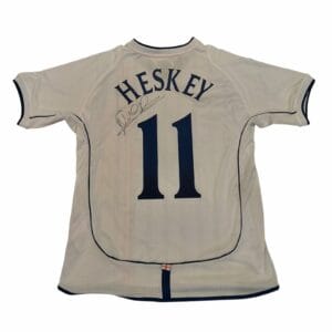 EMILE HESKEY SIGNED ENGLAND FOOTBALL SHIRT