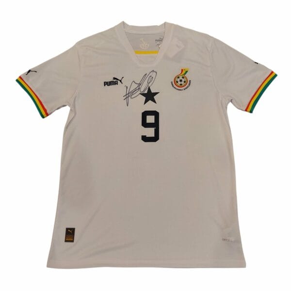 JORDAN AYEW SIGNED GHANA FOOTBALL SHIRT