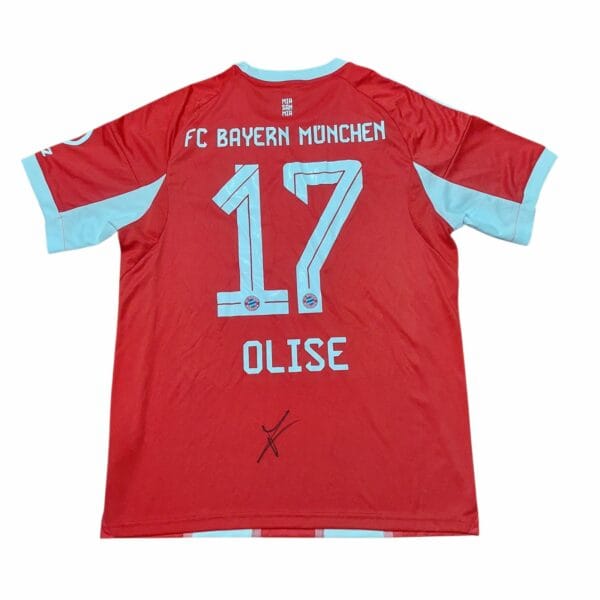 MICHAEL OLISE SIGNED BAYERN MUNICH FOOTBALL SHIRT
