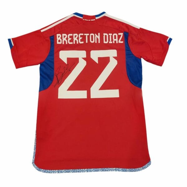 BEN BRERETON DIAZ SIGNED CHILE FOOTBALL SHIRT