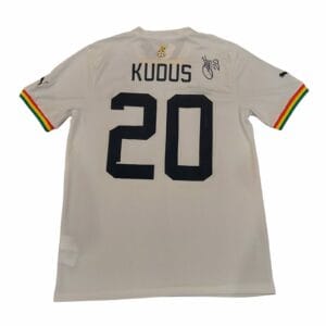 Mohammed Kudus Signed Ghana Football Shirt