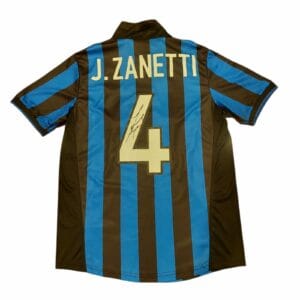 JAVIER ZANETTI SIGNED INTER MILAN FOOTBALL SHIRT