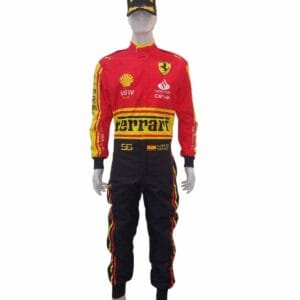 CARLOS SAINZ PERSONALLY SIGNED FULL SIZE F1 RACE SUIT