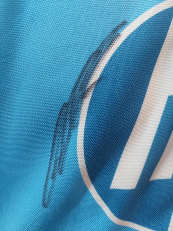 CHARLES LECELRC SIGNED FERRARI BLUE F1 SUIT - Image 2