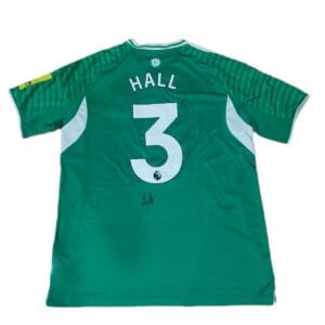 Lewis Hall Signed Newcastle United Away Shirt