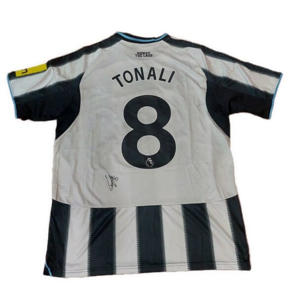 SANDRO TONALI SIGNED NEWCASTLE UNITED SHIRT