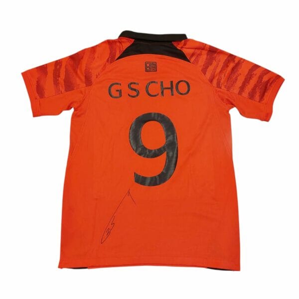 CHO GUE SUNG SIGNED SOUTH KOREA SHIRT