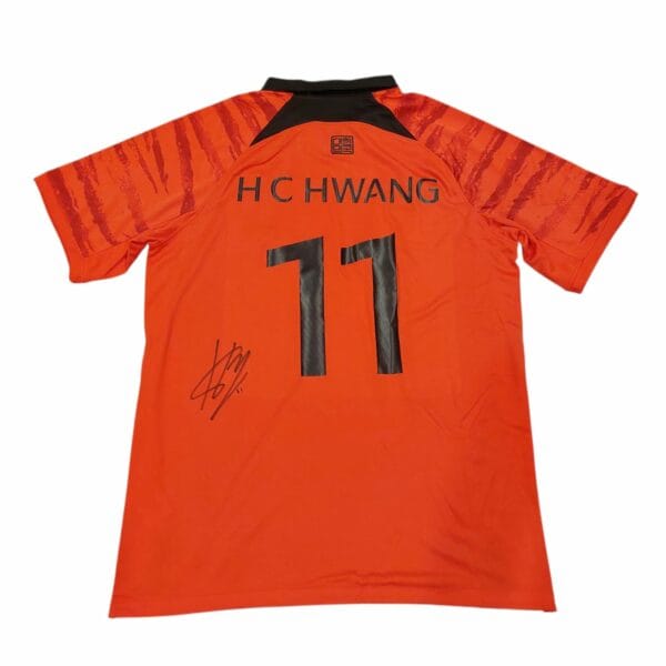 HWANG HEE CHAN SIGNED SOUTH KOREA FOOTBALL SHIRT