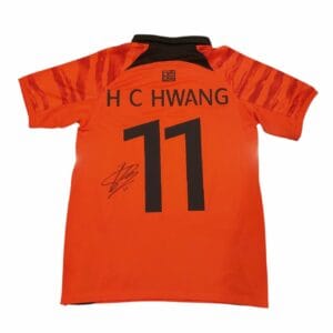 HWANG HEE CHAN SIGNED SOUTH KOREA FOOTBALL SHIRT