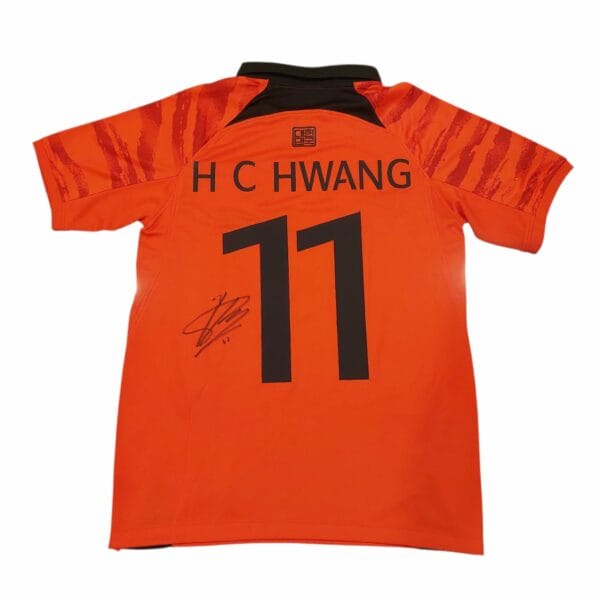 HWANG HEE CHAN SIGNED SOUTH KOREA FOOTBALL SHIRT