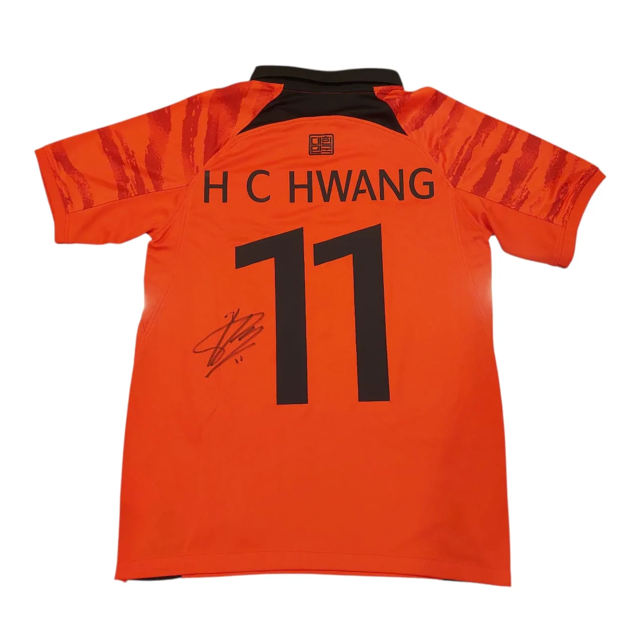 HWANG HEE CHAN SIGNED SOUTH KOREA FOOTBALL SHIRT