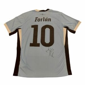 DIEGO FORLAN SIGNED URUGUAY FOOTBALL SHIRT