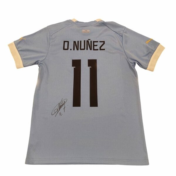 DARWIN NUNEZ SIGNED URUGUAY FOOTBALL SHIRT