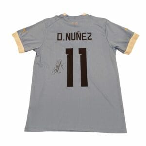 DARWIN NUNEZ SIGNED URUGUAY FOOTBALL SHIRT
