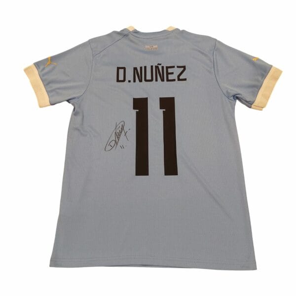 DARWIN NUNEZ SIGNED URUGUAY FOOTBALL SHIRT