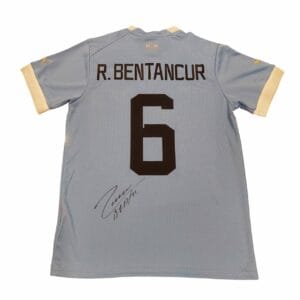 RODRIGO BENTANCUR SIGNED URUGUAY SHIRT