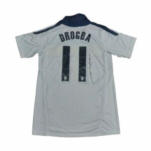 DIDIER DROGBA SIGNED CHELSEA AWAY SHIRT
