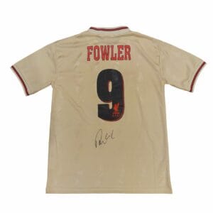ROBBIE FOWLER SIGNED LIVERPOOL FOOTBALL SHIRT