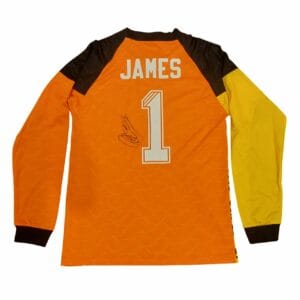 DAVID JAMES SIGNED GOALKEEPER LIVERPOOL FOOTBALL SHIRT