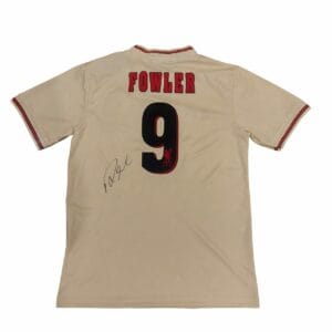 ROBBIE FOWLER SIGNED LIVERPOOL FOOTBALL SHIRT