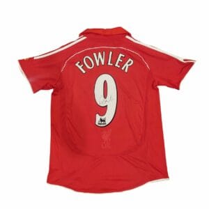 ROBBIE FOWLER SIGNED LIVERPOOL FOOTBALL SHIRT