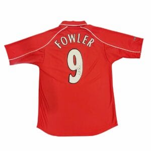 ROBBIE FOWLER SIGNED LIVERPOOL FOOTBALL SHIRT
