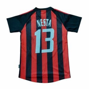 ALESSANDRO NESTA SIGNED AC MILAN UCL FOOTBALL SHIRT