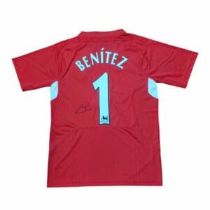 RAFA BENITEZ SIGNED LIVERPOOL FOOTBALL SHIRT