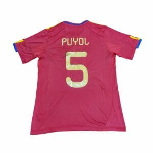 CARLES PUYOL SIGNED SPAIN SHIRT
