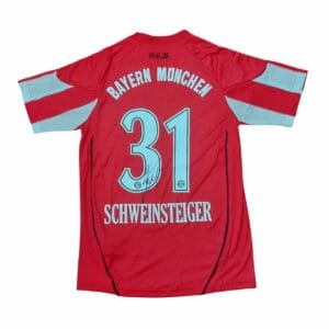 BASTIAN SCHWEINSTEIGER SIGNED BAYERN MUNICH FOOTBALL SHIRT