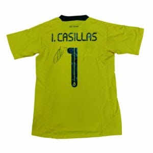 IKER CASILLAS SIGNED REAL MADRID GOALKEEPER SHIRT