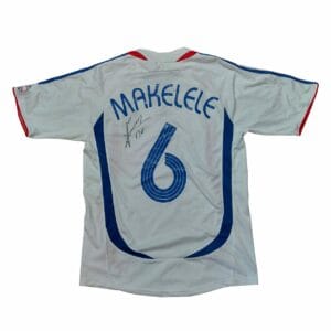 CLAUDE MAKELELE SIGNED FRANCE FOOTBALL SHIRT