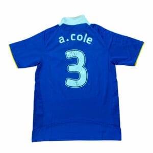 ASHLEY COLE SIGNED CHELSEA FOOTBALL SHIRT