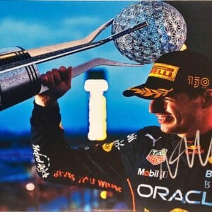 MAX VERSTAPPEN SIGNED 10X8 F1 PHOTO