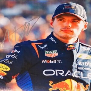 MAX VERSTAPPEN SIGNED 10X8 F1 PHOTO