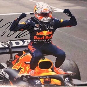 MAX VERSTAPPEN SIGNED 10X8 F1 PHOTO