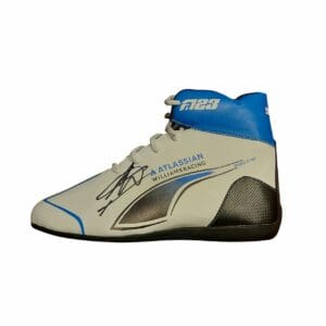 ALEX ALBON SIGNED F1 RACING BOOT