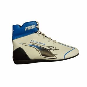 ALEX ALBON SIGNED F1 RACING BOOT