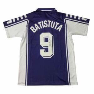 gabriel batistuta signed argentina football shirt