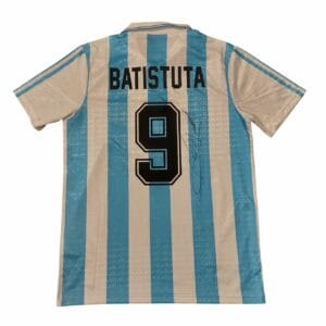 gabriel batistuta signed argentina football shirt