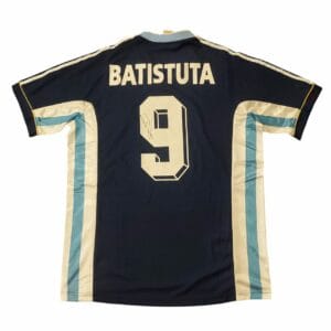 gabriel batistuta signed argentina football shirt