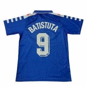 gabriel batistuta signed argentina football shirt