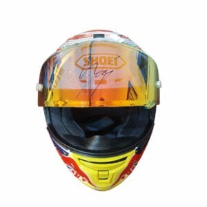 marc marquez personally signed full size replica helmet