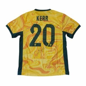SAM KERR SIGNED AUSTRALIA MATILDAS SHIRT
