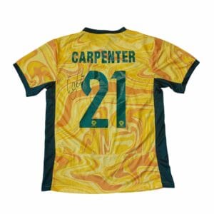 ELLIE CARPENTER SIGNED AUSTRALIA MATILDAS SHIRT