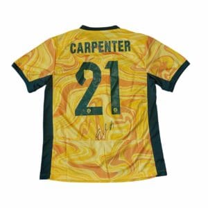 ELLIE CARPENTER SIGNED AUSTRALIA MATILDAS SHIRT